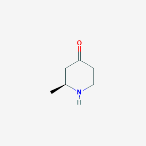 molecular formula C6H11NO B3284717 (2S)-2-Methyl-4-piperidinone CAS No. 790667-47-9
