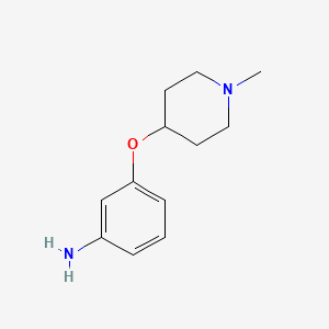 3-((1-Methylpiperidin-4-yl)oxy)aniline