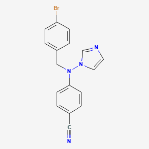 4-((4-bromobenzyl)(1H-imidazol-1-yl)amino)benzonitrile