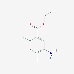 molecular formula C11H15NO2 B3284831 Ethyl 5-amino-2,4-dimethylbenzoate CAS No. 791722-05-9