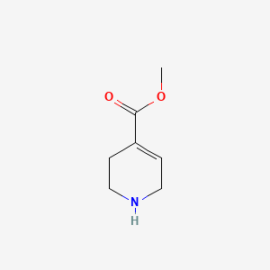 molecular formula C7H11NO2 B3284853 1,2,3,6-四氢吡啶-4-羧酸甲酯 CAS No. 792136-23-3
