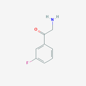 molecular formula C8H8FNO B3284860 2-氨基-1-(3-氟苯基)乙酮 CAS No. 792144-46-8
