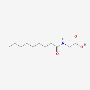 molecular formula C11H21NO3 B3284886 N-壬酰甘氨酸 CAS No. 79251-60-8