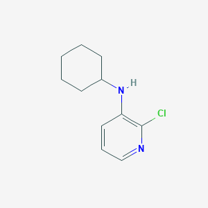 molecular formula C11H15ClN2 B3284906 2-chloro-N-cyclohexylpyridin-3-amine CAS No. 793675-33-9