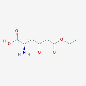 molecular formula C8H13NO5 B3284946 (S)-2-amino-6-ethoxy-4,6-dioxohexanoic acid CAS No. 794470-87-4