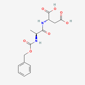 molecular formula C15H18N2O7 B3284980 Z-丙氨酰天冬酰羟基 CAS No. 79458-93-8