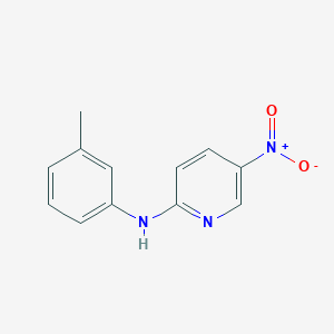molecular formula C12H11N3O2 B328499 5-Nitro-2-(3-toluidino)pyridine 