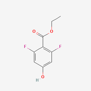 molecular formula C9H8F2O3 B3285061 Ethyl 2,6-difluoro-4-hydroxybenzoate CAS No. 796080-93-8