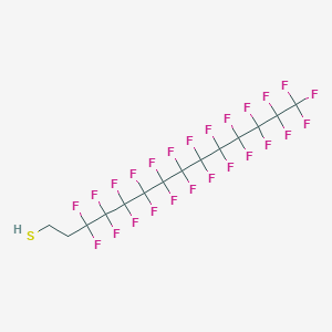 1-Tetradecanethiol, 3,3,4,4,5,5,6,6,7,7,8,8,9,9,10,10,11,11,12,12,13,13,14,14,14-pentacosafluoro-