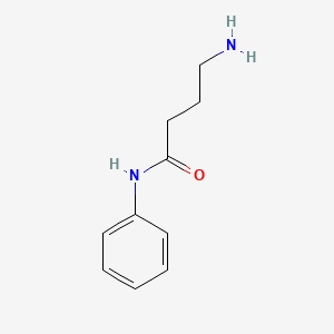 molecular formula C10H14N2O B3285173 4-amino-N-phenylbutanamide CAS No. 79858-31-4