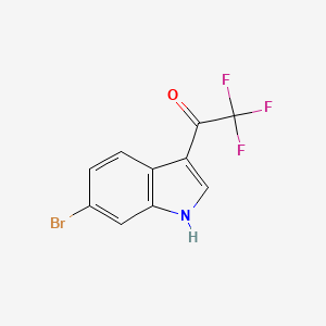 molecular formula C10H5BrF3NO B3285175 1-(6-bromo-1H-indol-3-yl)-2,2,2-trifluoroethanone CAS No. 79878-02-7