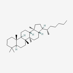molecular formula C34H60 B3285182 17beta(H),21alpha(H)-(22S)-TETRAKISHOMOHOPANE CAS No. 79897-70-4