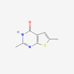molecular formula C8H8N2OS B3285193 2,6-Dimethylthieno[2,3-D]pyrimidin-4-OL CAS No. 79927-75-6