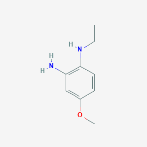 molecular formula C9H14N2O B3285223 N1-ethyl-4-methoxybenzene-1,2-diamine CAS No. 79938-45-7