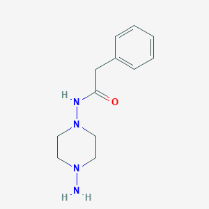 molecular formula C12H18N4O B3285299 N-(4-Aminopiperazin-1-yl)-2-phenylacetamide CAS No. 801154-27-8