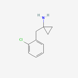 molecular formula C10H12ClN B3285321 1-(2-Chlorobenzyl)cyclopropylamine CAS No. 801206-19-9