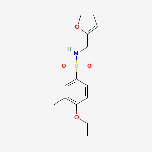 4-ethoxy-N-(furan-2-ylmethyl)-3-methylbenzenesulfonamide