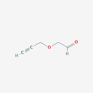 molecular formula C5H6O2 B3285329 2-Propynyloxyacetaldehyde CAS No. 801294-16-6