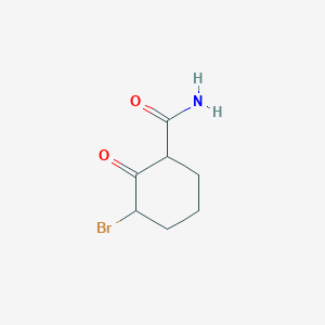 molecular formula C7H10BrNO2 B3285348 3-Bromo-2-oxocyclohexanecarboxamide CAS No. 80193-04-0