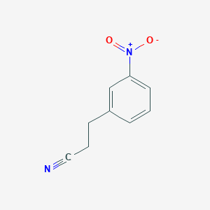 molecular formula C9H8N2O2 B3285355 3-(3-Nitro-phenyl)-propionitrile CAS No. 80198-99-8