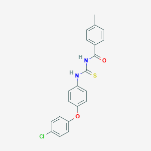 N-[4-(4-chlorophenoxy)phenyl]-N'-(4-methylbenzoyl)thiourea