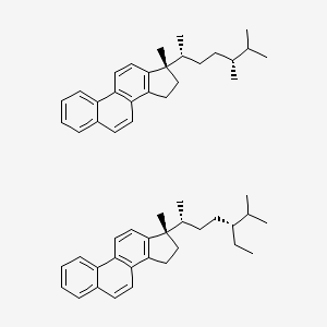 molecular formula C55H70 B3285438 C27/C28 Triaromatic steranes CAS No. 80382-32-7