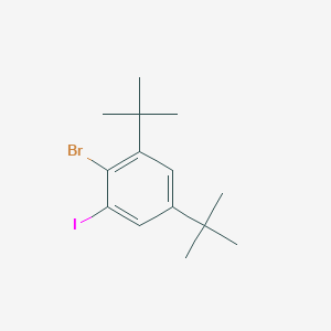 Benzene, 2-bromo-1,5-bis(1,1-dimethylethyl)-3-iodo-