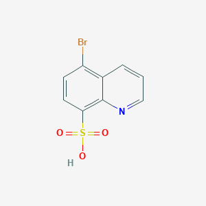 molecular formula C9H6BrNO3S B3285463 5-Bromoquinoline-8-sulfonic acid CAS No. 804430-48-6