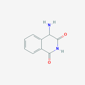 molecular formula C9H8N2O2 B3285465 4-Aminoisoquinoline-1,3(2H,4H)-dione CAS No. 804430-99-7