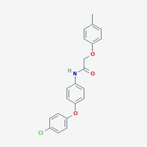 N-[4-(4-chlorophenoxy)phenyl]-2-(4-methylphenoxy)acetamide