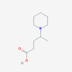 molecular formula C10H19NO2 B3285506 4-(1-Piperidinyl)pentanoic acid CAS No. 805181-60-6