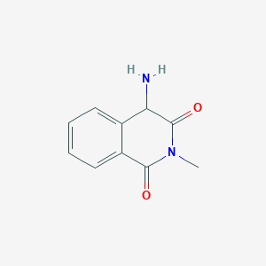 molecular formula C10H10N2O2 B3285514 4-Amino-2-methylisoquinoline-1,3(2H,4H)-dione CAS No. 805186-99-6