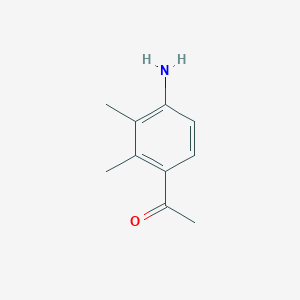 molecular formula C10H13NO B3285520 1-(4-Amino-2,3-dimethylphenyl)ethan-1-one CAS No. 80539-10-2