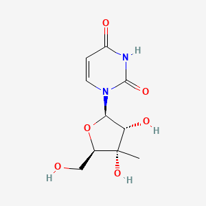 1-[(2R,3R,4S,5R)-3,4-dihydroxy-5-(hydroxymethyl)-4-methyloxolan-2-yl]pyrimidine-2,4-dione