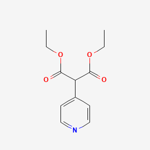 molecular formula C12H15NO4 B3285534 Diethyl 2-(4-pyridinyl)malonate CAS No. 80562-88-5