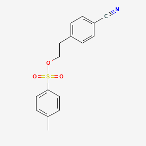 molecular formula C16H15NO3S B3285553 4-氰基苯乙基 4-甲苯磺酸酯 CAS No. 80632-27-5