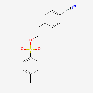 molecular formula C16H15NO3S B3285553 4-Cyanophenethyl 4-methylbenzenesulfonate CAS No. 80632-27-5