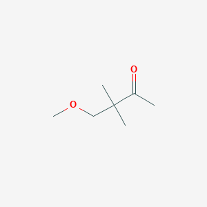 molecular formula C7H14O2 B3285615 2,2-Dimethyl-1-methoxy-butan-3-one CAS No. 80783-13-7