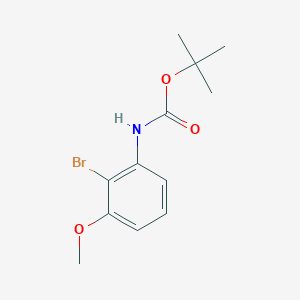 molecular formula C12H16BrNO3 B3285687 (2-Bromo-3-methoxyphenyl)carbamic acid tert-butyl ester CAS No. 809231-02-5