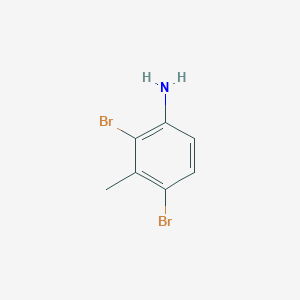 molecular formula C7H7Br2N B3285705 2,4-二溴-3-甲基苯胺 CAS No. 80948-78-3