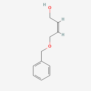 molecular formula C11H14O2 B3285716 cis-4-Benzyloxy-2-buten-1-ol CAS No. 81028-03-7