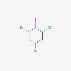molecular formula C6H2Br2ClI B3285729 1,5-Dibromo-3-chloro-2-iodobenzene CAS No. 81067-45-0