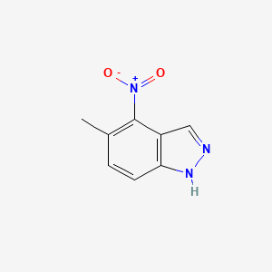 B3285745 5-methyl-4-nitro-1H-indazole CAS No. 81115-59-5