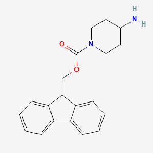 molecular formula C20H22N2O2 B3285824 (9H-Fluoren-9-yl)methyl 4-aminopiperidine-1-carboxylate CAS No. 813412-36-1