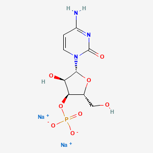 molecular formula C9H12N3Na2O8P B3285874 3'-Cytidylic acid, disodium salt CAS No. 81487-29-8