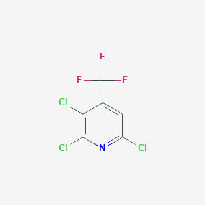 molecular formula C6HCl3F3N B3285883 2,3,6-Trichloro-4-(trifluoromethyl)pyridine CAS No. 81565-20-0