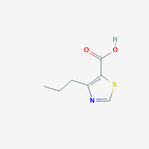 molecular formula C7H9NO2S B3285901 4-Propylthiazole-5-carboxylic acid CAS No. 81569-65-5