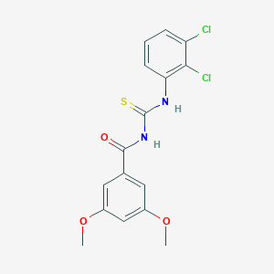 molecular formula C16H14Cl2N2O3S B328593 N-[(2,3-dichlorophenyl)carbamothioyl]-3,5-dimethoxybenzamide 