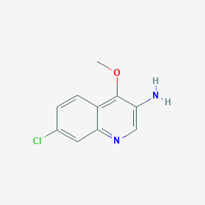 molecular formula C10H9ClN2O B3285947 7-Chloro-4-methoxyquinolin-3-amine CAS No. 81675-02-7