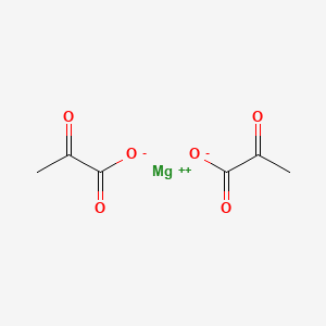 molecular formula C6H6MgO6 B3285955 Magnesium pyruvate CAS No. 81686-75-1